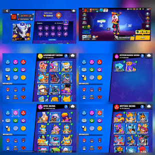 🔥56K TROPHY!!56 MAX BRAWLERS!!45 HYPER🔥NC YES!!303 RARE SKINS!!BEST DEAL!! INSTANT DELIVERY  - Image 4