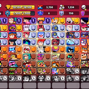 173 SKINS | 38.100 TROPHIES | 84 BRAWLERS | 11 HYPERCHARGE | 13 MAX | 6 PRESTIGE | 3 BUFFIES - Image 3