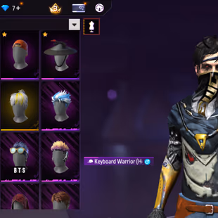 X188|Lvl 59|CONQUEROR TITLE|44 CHARACTER|148 COSTUME(7 MYHTIC)|40 VEHICLE|158 WEAPON(20 MYTHIC)|STORMY ASCER M4A1|MIDNIG - Image 8