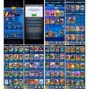 ⚡LV 54 - 12 TOWER COLLECTION⚡ | KT 15 | ARENA 24 | TROPHIES 9828 | 11 EVO | EMOTE 121 | 5 LV 15 - 12 LV 14 | 1 HERO CARD - Image 4