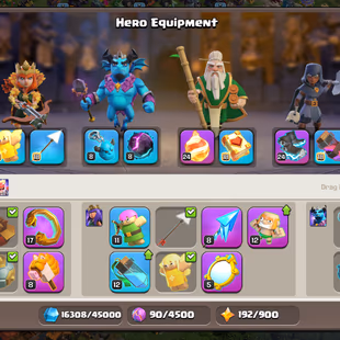 TH 15 Full Maxed !! Full Cwl Medals !! War Arena Scenery !! 100+ Obstacles !! 15 Epic Equipment !! Namechange Free - Image 5
