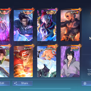 BIG DISCOUNT || MEGA -2 || GUSION FULL SET||  LEGEND-3 || GRAND-20 || EXQUISITE -21 || SKINS 555 || HEROS 131 || ALL MAX - Image 1