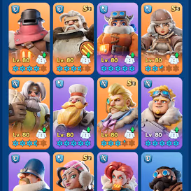 State 2474  - GOOD PET -  VIP 7 - 150M Power  - 4 Avatar Frame - 1 Marching - 2 Nameplate -  T10 Troop - Furnace  - Image 3