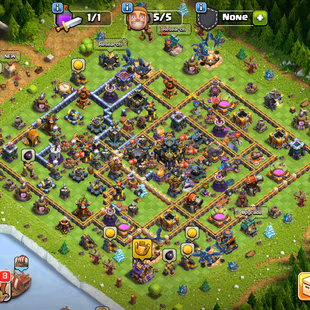 🌲[ PREMIUM TH-17 ]🌲 E.BOOT [MAX] - FIREBALL [15] - R.SPEAR [14] || QUEEN: 70 || RC: 45 || MANY LVL 15 WALLS || BEST  - Image 1