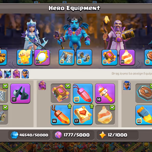 LEVEL-193||TH-16||🔥8500 GEMS🔥 || ALMOST MAX || NC AVAILABLE|| BEST DEAL || [78-77-69-56-44]   - Image 5