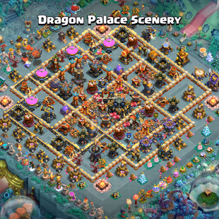 TH 17 ! 4 Scenery ( 2 Legendary ) ! 3 Hero Max ! 17 Hero Skins ! 9k Gems ! 13 Epics ( 3 Epic Max ) ! Builder Base Maxed  - Image 7