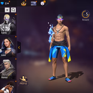 X282|Lvl 70|6 YEARS OLD|127 BUNDLE SET|TOP CRIMINAL BLUE|345 COSTUME(18 MYTHIC)|264 WEAPON(2 EVO+34 MHYTHIC)|AK47 Blue D - Image 5