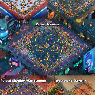 💙 RAREST SAMURAI SET 💙 6K WARSTAR | 624 GLOBAL RANK | TH-18 ALMOST MAX | 11X EPIC EQUIPMENT MAXED | 5X RARE SCENRY  - Image 8