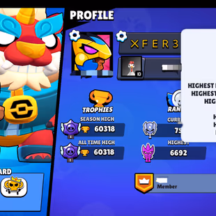 Can Change iD | 🌟60K Trophies🌟 | 98Heroes | 45Maxed | 54Haypercharge | 290Skins | The More... - Image 4