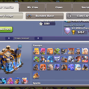 NEW UPDATE DEFENCE MAX [TH18] ALMOST MAX || HERO 105-105-64-80-55-17 || SOLID EPIC EQUIPMENT || HIGH PROFILE || CHEAPEST - Image 3