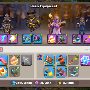 🔥TH 17 ALMOST MAX🔥XP 191-HERO 98-100-75-50-12-EPIC FB[MAX] EB[MAX] GG 26 FA 23 RS 23 SB 20-NC YES-DEFENSE MAX-BEST - Image 7