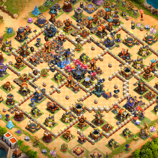 🔥3x Sceneries🔥 || Th18 || High Quality All Epic Equipment || Heroes 95-97-61-71-45 || 6 Builders || Nc 1k Gems - Image 1