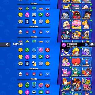 🔥108K HIGHEST TROPHY|🌟FULL MAX ACCOUNT|MYTHIC 1|99 MAX|97 HYPER|19K COINS|430 SKINS|102 RARE|163 EPIC|OLD BRAWL PASSES - Image 4
