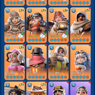 5 - FC 8 | Power 465M  | 33 Hero | VIP 8 | 9 Skin | 1 Helios | 684k Gems | 2,1k Mythic Shard | INSTANT DELIVERY! - Image 3