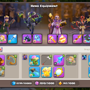 XP-279!! TH18 MAX-BASE!! 11X GG/MAX SB/MAX SnB/MAX MM/MAX AF/MAX DC/MAX MS/MAX FB/MAX HT/MAX RS/MAX EB/MAX!5X MAX HEROES - Image 3