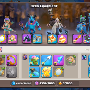 RANK 🎄 TH18 CLOSE MAX 🎄 SB-MX!FA-MX!AF-MX!MM-MX!FB-MX!EB-MX!RS-MX | HERO-105-105-95-80-55 | 246-XP | SKINS-SCENERY  - Image 6