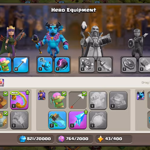 TH10 ALMOST MAX-HERO 36-37-20-EQUIPMENTS 4X EPIC BEST-XP-71-BEST DEAL-LINK INTO BYER MAIL - Image 4