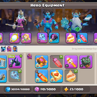 🔥[ 9 EPIC MAX - TH-18 NEAR MAX ]🔥GG-SB-MM-AF-FA-FB-RS-EB-MT [MAX] - 27X EPMNT MAX || - NEAR MAX DEF - TROPS - WALLS - Image 7