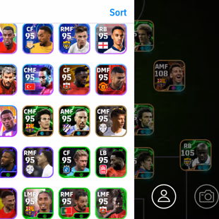 3277+ Team I Samuel Eto 106 I Rummenggie 105 I Messi 108 I Bale 107 I Platini 105 I Kaka 105 I Bellingham 107 I Cruyff 1 - Image 6