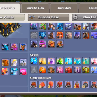 ❗[ PREMIUM TH-17 ]❗S.BALL - SNAKE - FIREBALL - R.SPEAR [26] || G.GUANTLET [23] || LEVEL 17 WALLS [RARE] || QUEEN: 81 ||  - Image 4