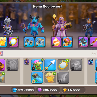 🔥Xp-217🔥 || Th18 || High Defense || High Epic Equipment || Heroes 81-89-50-67-39 || 6 Builders || Nc Free || Cheapest - Image 4