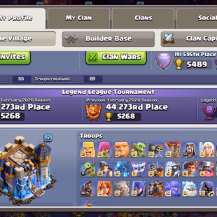 🔥TH 18 99 PERCENT MAX🔥XP 253- [ 5 EPIC EQUIPMENT MAX]-5 HERO MAX-FULL WALLS MAX-NC YES-396 MEDALS-BEST DEAL - Image 4