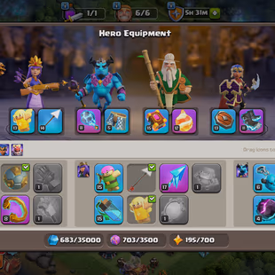 🔥TH 13 FULLY MAX || HEROES 75-75-50-50-25 || 🔥6x MAX TYPE EPIC EQUIPMENT || RENAME AVAILABLE || SUPER ACCOUNT - Image 6