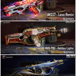 Mythic AK117 🔴 RUS Holiday Lights 🔴 USS9 Soten Ranka - D78 - Image 1