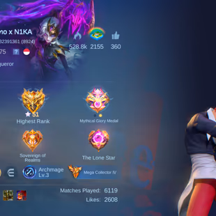 SOLID ALL ROLE ACCOUNT || 2 LEG 16 GRAND 14 EXQUISITE || MEGA COL 4 || EX GLORY EPIC RECALL || HIGH WINRATE - Image 6