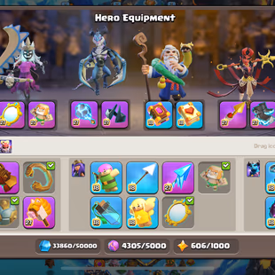 TOWNHALL 18| ALMOST MAX| 272XP| COMPLETE AND MAX 35 HERO EQUIPMENTS| MAX HEROES| MAX WALLS|M - Image 6
