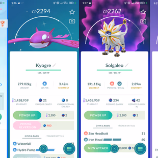 Lvl 50+ [Shiny Kyogre] | 53 Legendary | Dialga | Palkia | Solgaleo | Lunala | Groudon | Regidrago | Mystic | 825 - Image 3