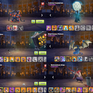 🌸RAREST COSMIC SKIN SET 🌸6X HEROES MAX | TH-18 MAX | 10X EPIC MAX | LAB/PETS/DEF FULL MAX | 9X RARE SCENERY | 5200 WS  - Image 8