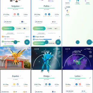 🔥CROWNED ZACIAN 💎 SHINY BG ZAPDOS  [] 4 SL [] 200 SHINY [] LEVEL 70 [] 102 LEGENDARY [] 11 LBG [] 8.5M STARDUST - Image 6