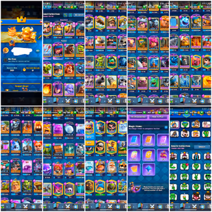 RARE LVL 63 | 91 MAX CARDS | 19 EVO | 1K GEMS | 11000 TROFIES | ARENA 27 | OLD EMOTES | INSTANT DEAL - Image 3