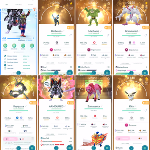 🔥LUCKY ARMOURED MEWTWO 💎RAYQUAZA  ZAMZENTA [] SHINY ZAMZENTA - SHINY GMAX GRIMMSNARL MACHAMP - UMBREON [] LEVEL 64 [] - Image 8