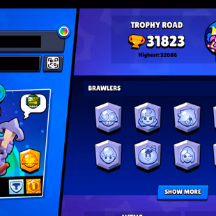180 SKINS | 31.800 TROPHIES | 89 BRAWLERS | 11 HYPERCHARGE | 17 MAX | 0 PRESTIGE | 2 BUFFIES - Image 5