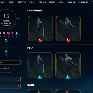 SEVER [ LAS ] -121 LVL  - EMERALD LAST RANK  - 32 SKINS - 74 CHAMP [ 3180  BE -0  RP ] - FULL ACCESS  - Image 6
