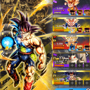 INSTANT GLOBAL [CNLT830] LR SS3 Goku (Mini) 14s + LR Bardock 14s+ 13 LF - Image 1