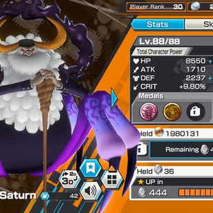 [4112][IOS+ANDROID] 11 EX - Garp + Roger + Shanks + Kizaru + Law + Saturn + Zoro + Akainu + Zephyr + Blackbeard  - Image 7