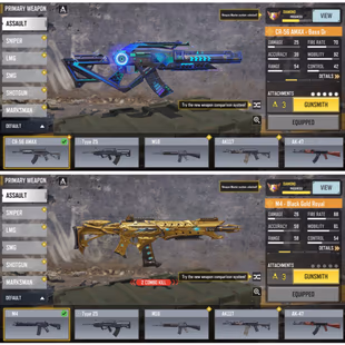 🔥HIGH LV.203 🔥 3 LEGENDARY GUNS | 111 EPIC GUN | 37 EPIC SKINS | ACTIVISION LINK | 10 CP DRAW START | INSTANT DELIVERY - Image 3