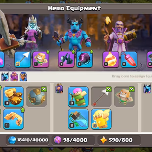 🔥[2100 CWL MEDALS-LABORATORY MAX] 🔥 TH-14 NEAR MAX | [6EPIC-S.BALL MAX-F.BALL-E.BOOT] | 4'000 GEMS | MAX DEFENCES | - Image 8