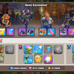 🔥TH 17 ALMOST MAX🔥XP 220-CHILD ID-HERO 100-100-75-50-11-EPIC SB[MAX] EB[MAX] RS 26 GG 20 FA 20-MEDALS 1406-DEFENS MAX - Image 5