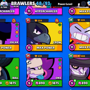 103 [9 MAX BRAWLS] [65 SKINS] - Image 5