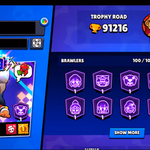 🌟MATCHERINO PIN🌟323 SKINS | 91.200 TROPHY | 100 BRAWLERS | 31 HYPERCHARGED | 58 MAXED BRAWLERS | 72 PRESTIGE - Image 5