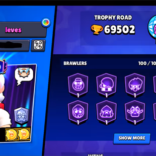 Bs 70k | Solar 3 . 92 Max | golden belle . furious fang . Born Bad Buzz . 319 skins | 78 hypers . 14 buffies - Image 1