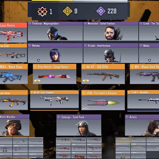 🛑AK117 Mythic | 2x🔶AK47 Pumpkin and HG40 | 9x Legendary Guns | 500 CP | Legendary Rank   - Image 2