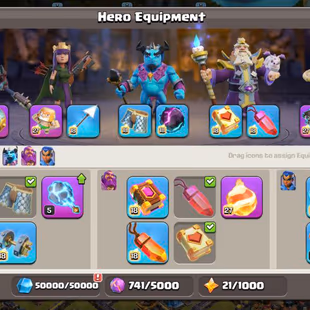 TH 18 STANDARD-CLASH OF DRAGON SCENERY-2 X HERO MAX-BK 100 AQ 102 MP 72 GW 80 RC 55-EPIC EQUIPMENT 4X MAX - Image 7