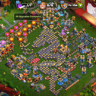 5.3K LEGEND LEAGUE 🎄 TH18 FULL MAX 🎄 33/35X EQUIPMENT | 540-MEDAL | HERO-105-105-95-80-55 | 258-XP| WISE WARRIORS-3100 - Image 2