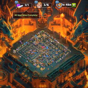 MAX PROFILE🔥TH18 MAX 99 PERCENT🔥DRAGON ESCAPE WAR ARENA SCENERY! HERO 105-105-95-80-55! BUILDER HUT! NIGHT VILLAGE MAX - Image 3