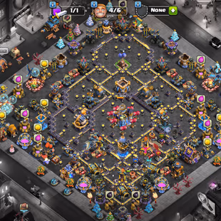 🔥8x LEGENDARY SCENERY 💎 TOWNHALL 18 [] HEROES 101-100-83-75-50-02 [] RARE HERO SKINS [] 246 xP [] 1300 GEMS - Image 1